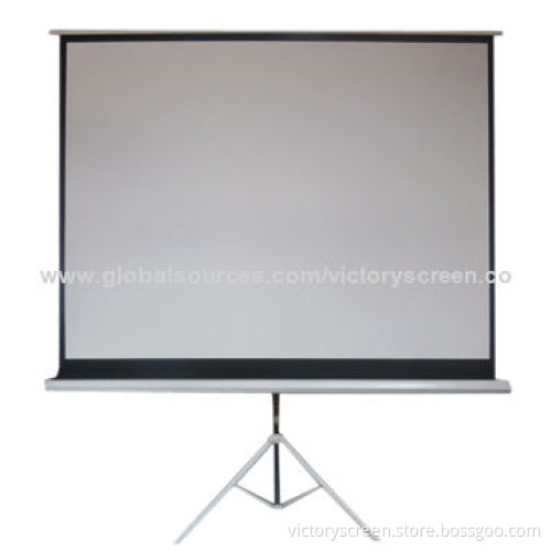 Tripod Screen with Auto-locking System, Hot Sell, 96 Inches, 4:3